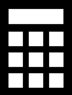 Money Calculator Tool Outline Svg Vector, Free Vectors File
